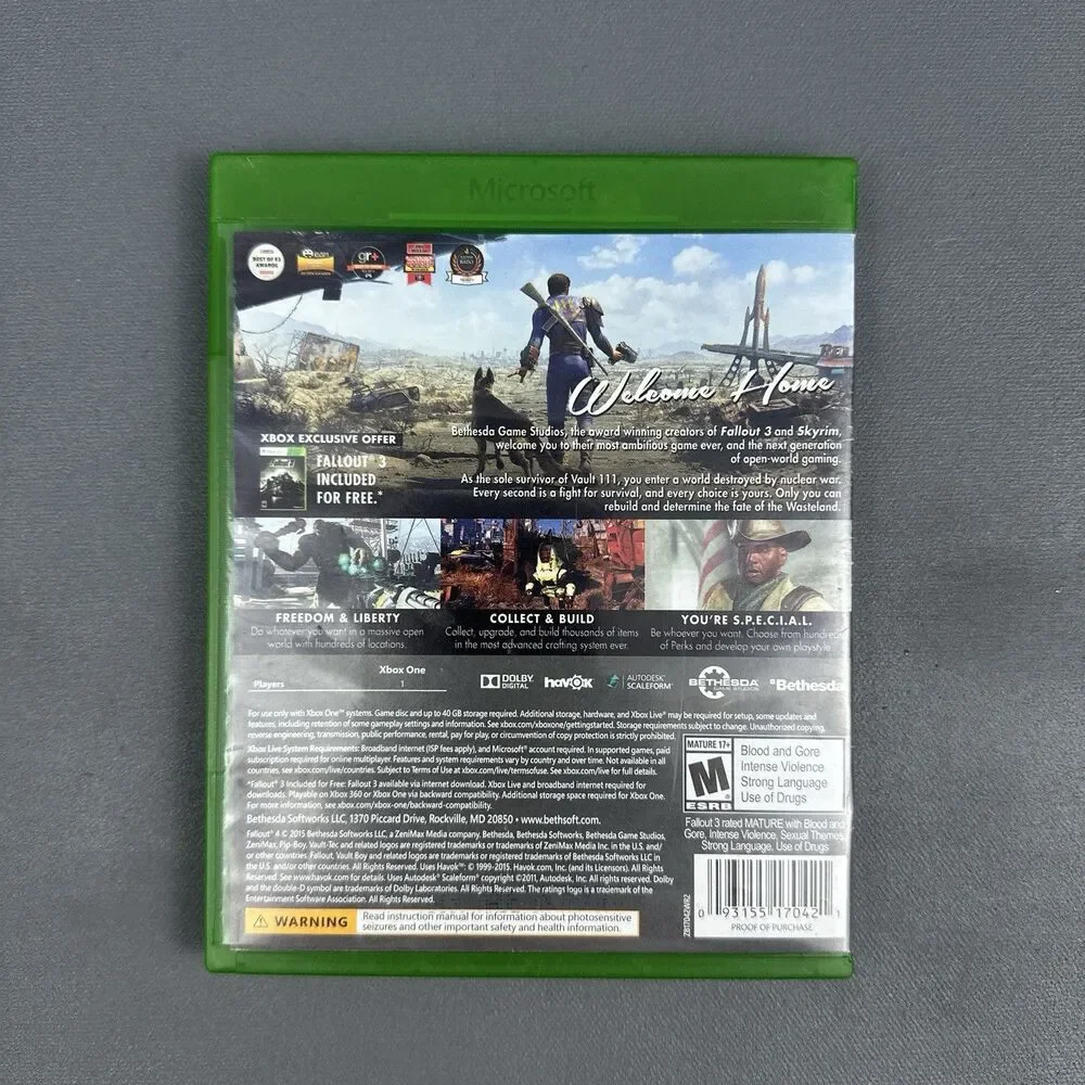 Fallout 4 Microsoft Xbox One Video Game